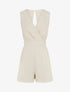 Combishort sans manches à dos ouvert - Beige - 1