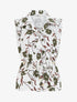 Top sans manches imprimé floral - Kaki - 1