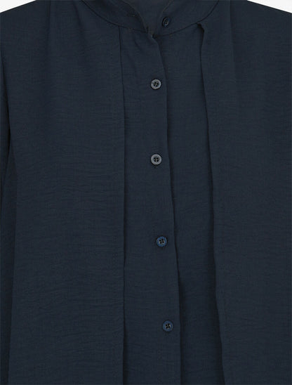 Chemise à double pans - Marine - 3
