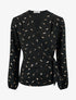 Top style portefeuille à plumes irisées - Noir - 1