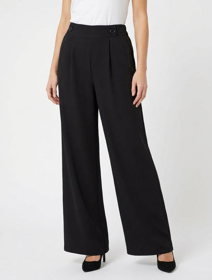 Uni Hose mit elastischem Bund - Schwarz