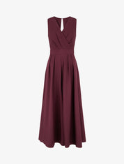 Combinaison ample sans manches à dos ouvert - Prune - 1