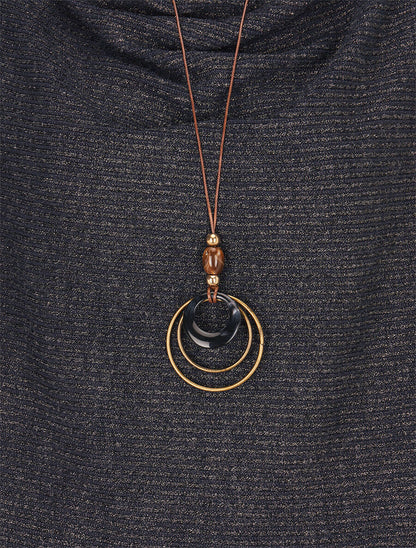 Pull côtelé et irisé - Marine - 3