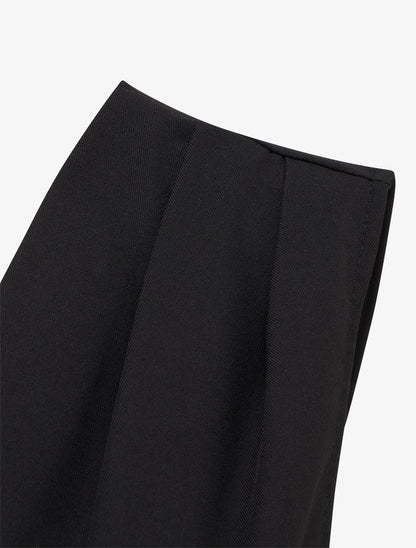 Combinaison ample à col cache-coeur effet drapé et bijou - Noir - 3