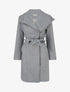 Manteau zippé col à revers - Gris clair - 1