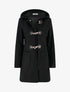 Duffle-coat droit long - Noir - 1