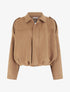 Bomber à col à pied - Camel - 1