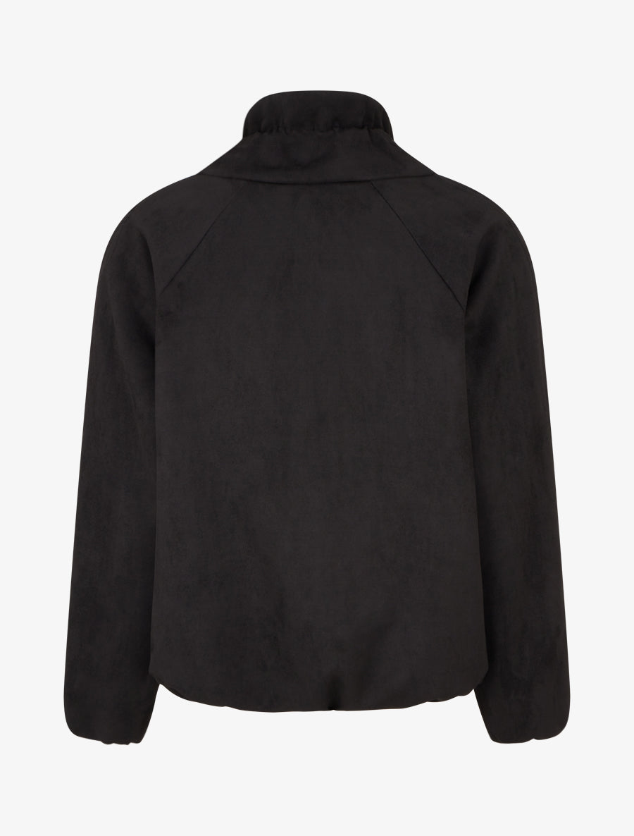 Bomber uni à poches - Noir - 2