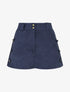 Short en suédine en trompe l&