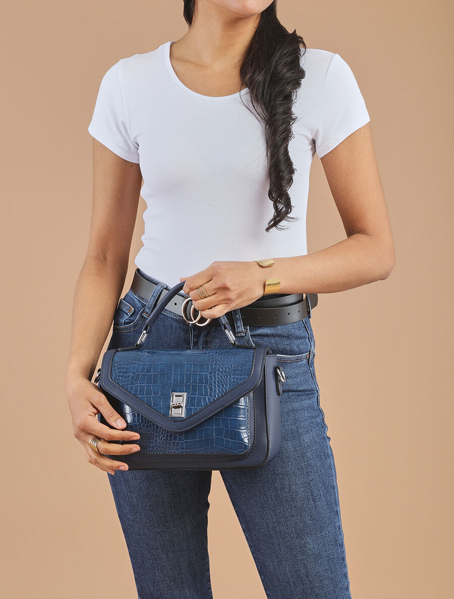 Sac besace Faith - Marine - 5