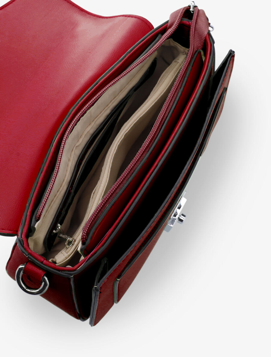 Sac besace Bridget - Rouge - 4