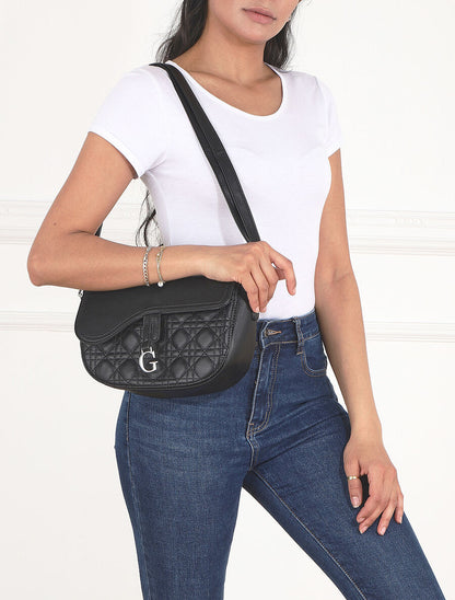 Sac besace Donna - Noir - 5