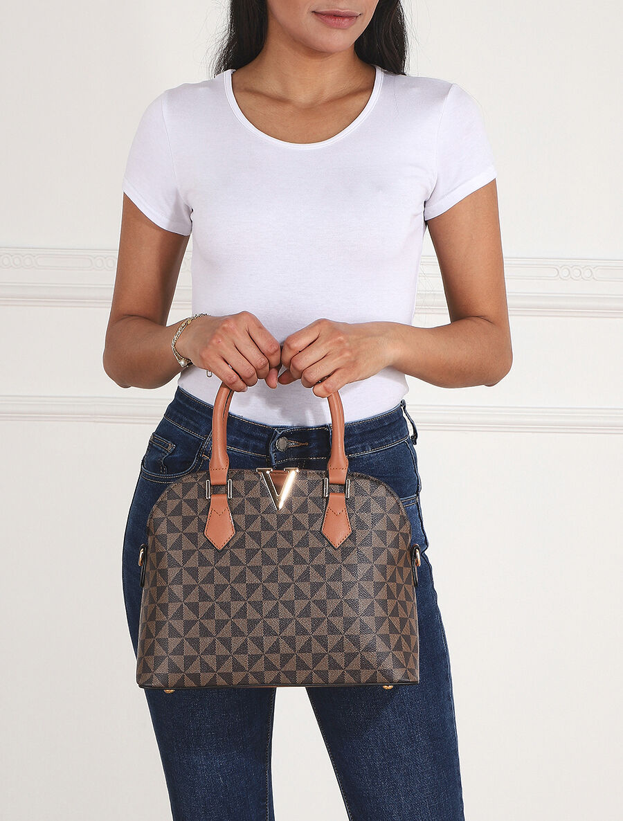Sac besace Gina - Marron - 5