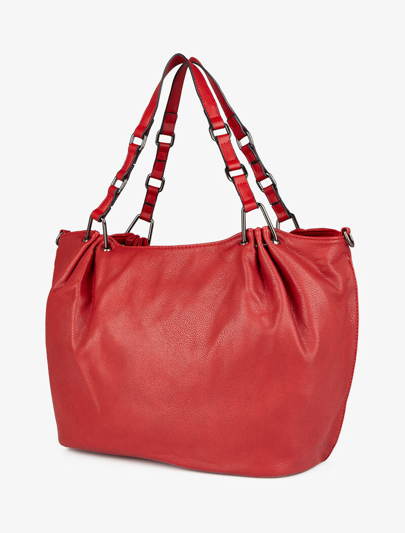Sac cabas Elisa - Rouge - 2