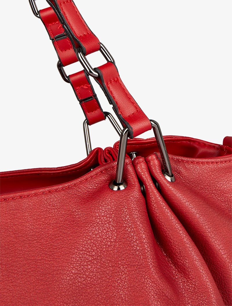 Sac cabas Elisa - Rouge - 4