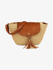 Sac besace Tess - Camel/or - 1