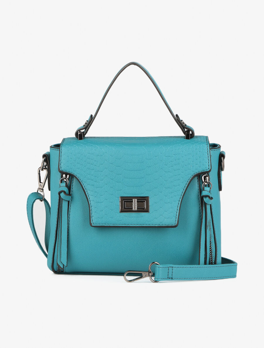 Sac besace Jenny - Bleu canard - 1