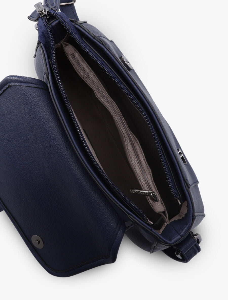 Sac bandoulière Bellerose - Marine - 4