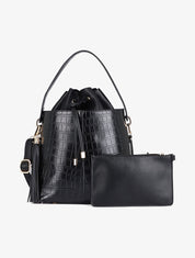 Sac seau Petra - Noir - 1