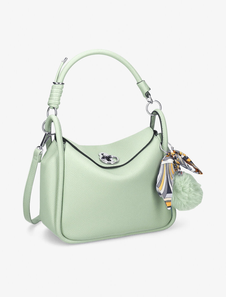 Sac bandoulière Andréa - Vert pistache - 3