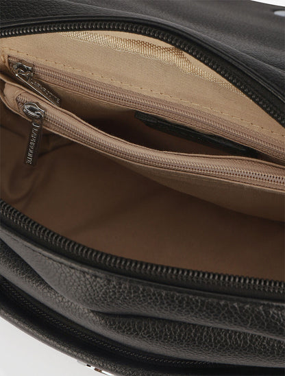 Sac besace Laura - Noir - 4