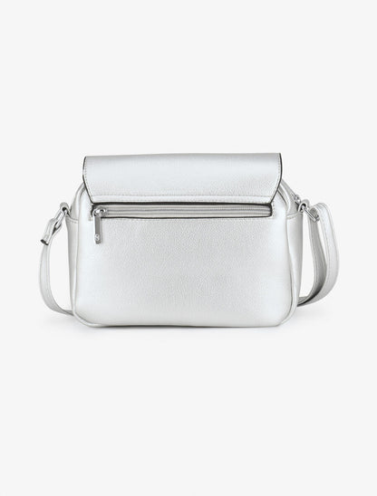 Sac besace Laura - Argent - 2