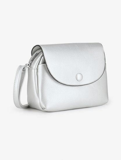 Sac besace Laura - Argent - 3