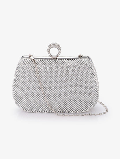 Minaudière de soirée à fermoir bague - Argent - 3