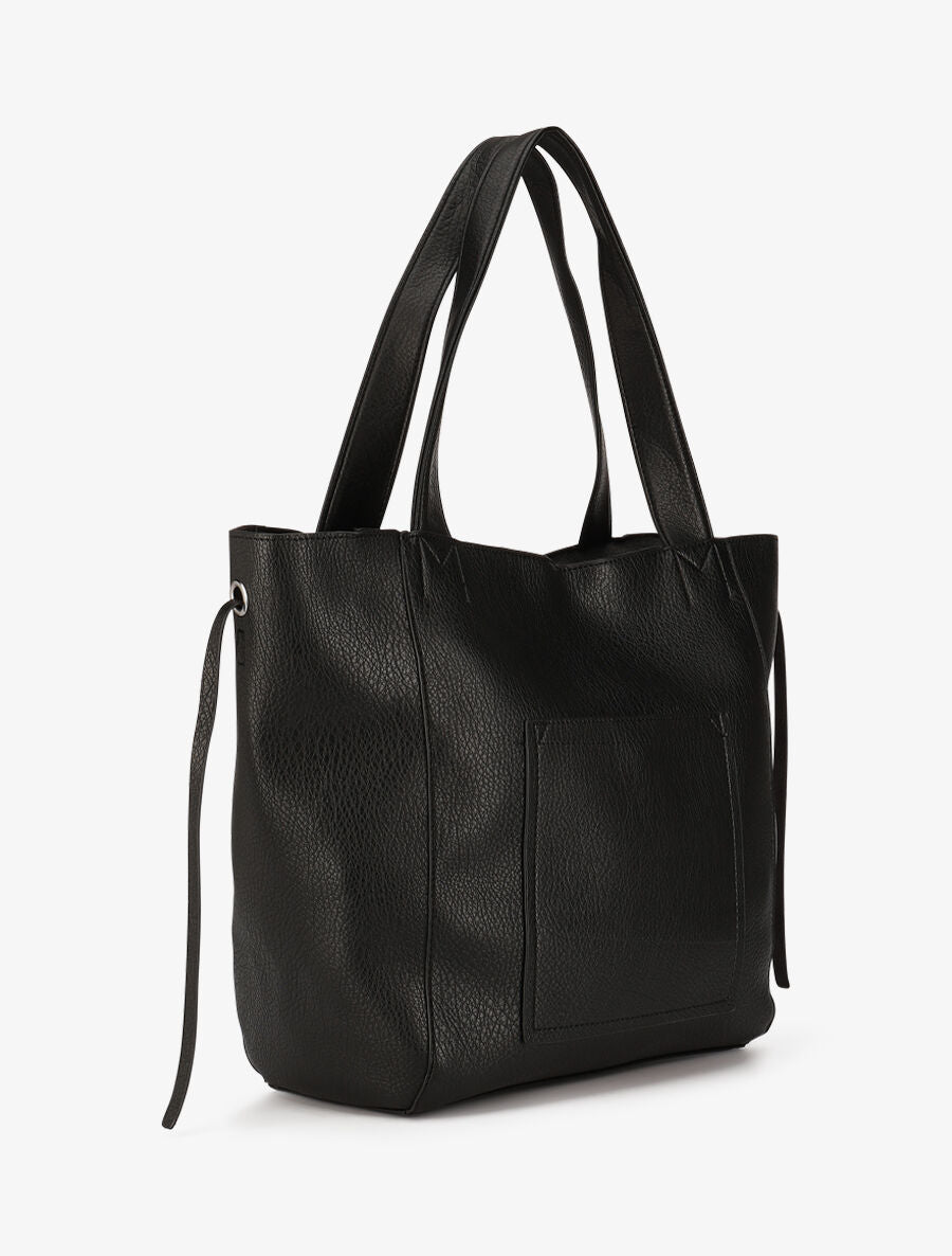 Sac cabas et pochette Julienne - Noir - 3