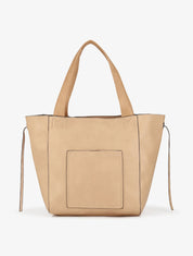 Sac cabas et pochette Julienne - Taupe - 1