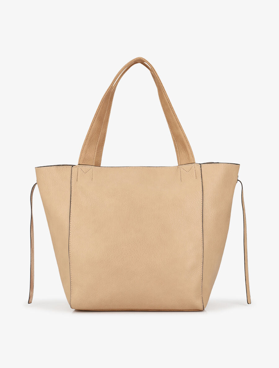 Sac cabas et pochette Julienne - Taupe - 2