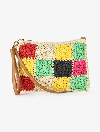 Sac bandoulière Patricia - Vert/beige - 5