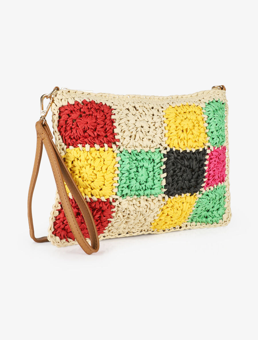 Sac bandoulière Patricia - Vert/beige - 3