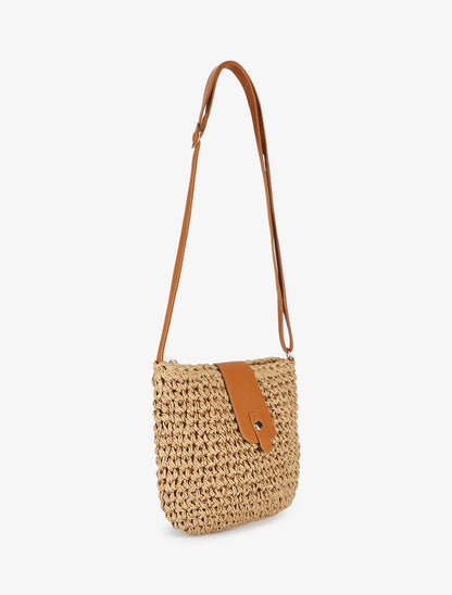 Sac bandoulière Delia - Café au lait - 4
