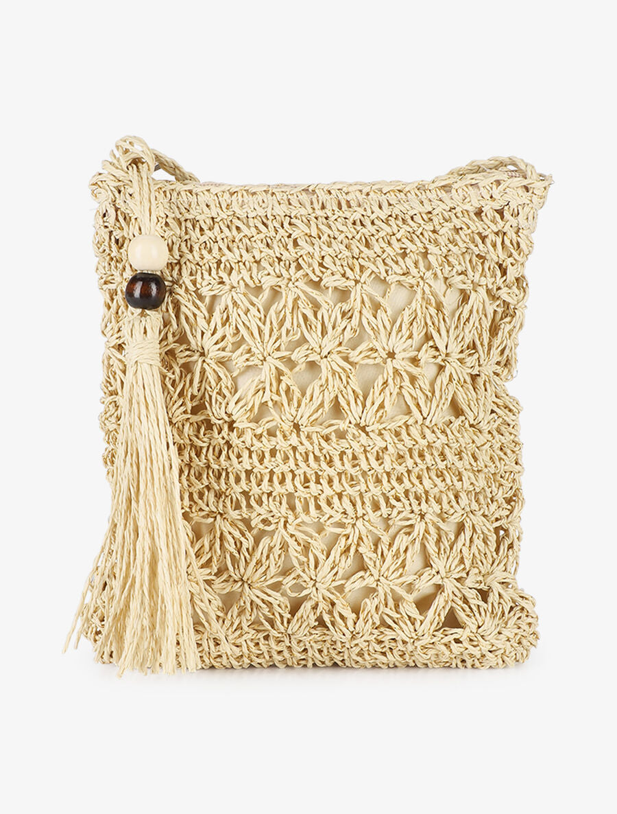 Sac bandoulière Cecilia - Beige - 1