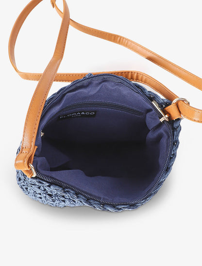 Sac bandoulière Hélène - Marine - 4