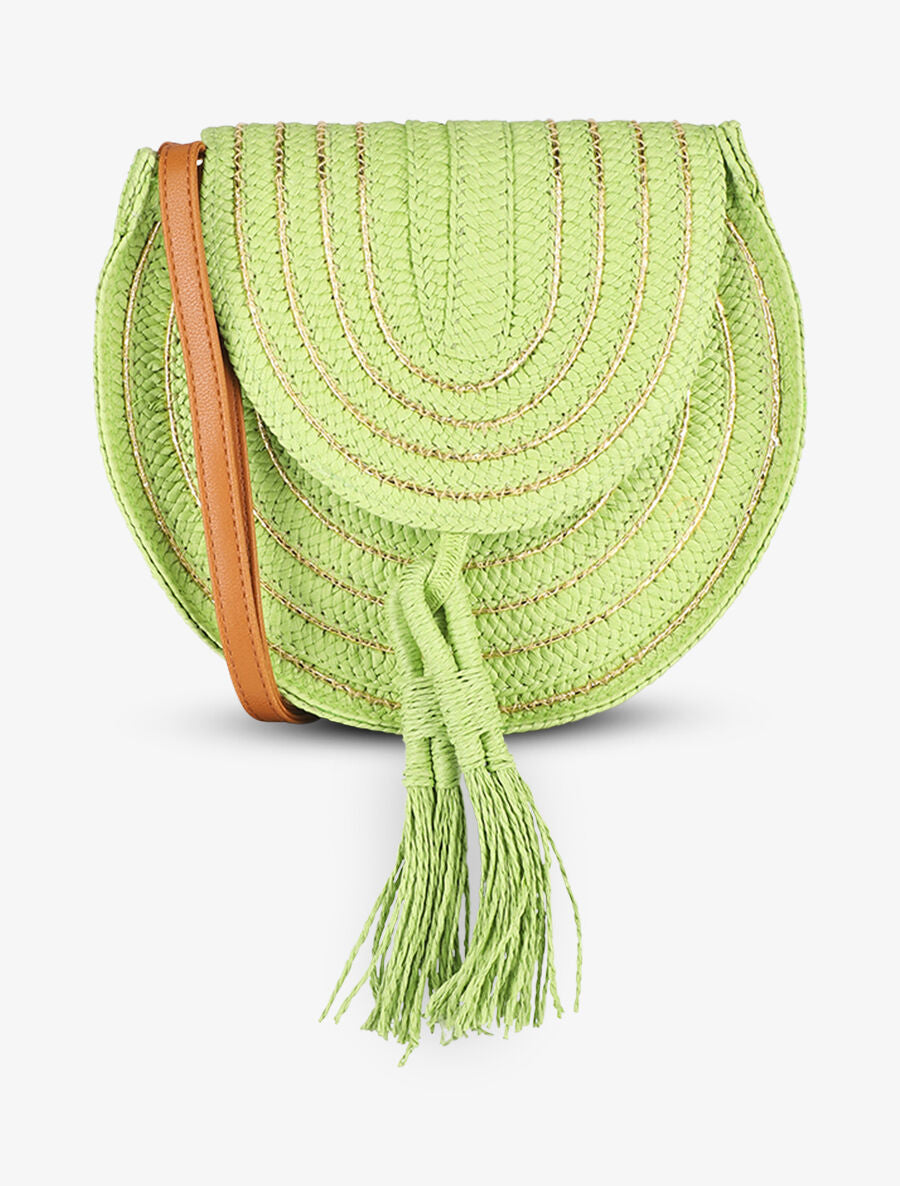 Sac rond Joanna - Vert pomme - 5