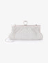 Pochette style bourse à strass et fermoir bague - Argent - 1