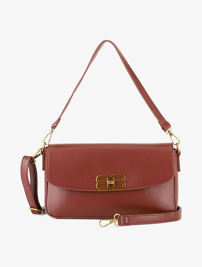 Sac besace Serena - Bordeaux - 1