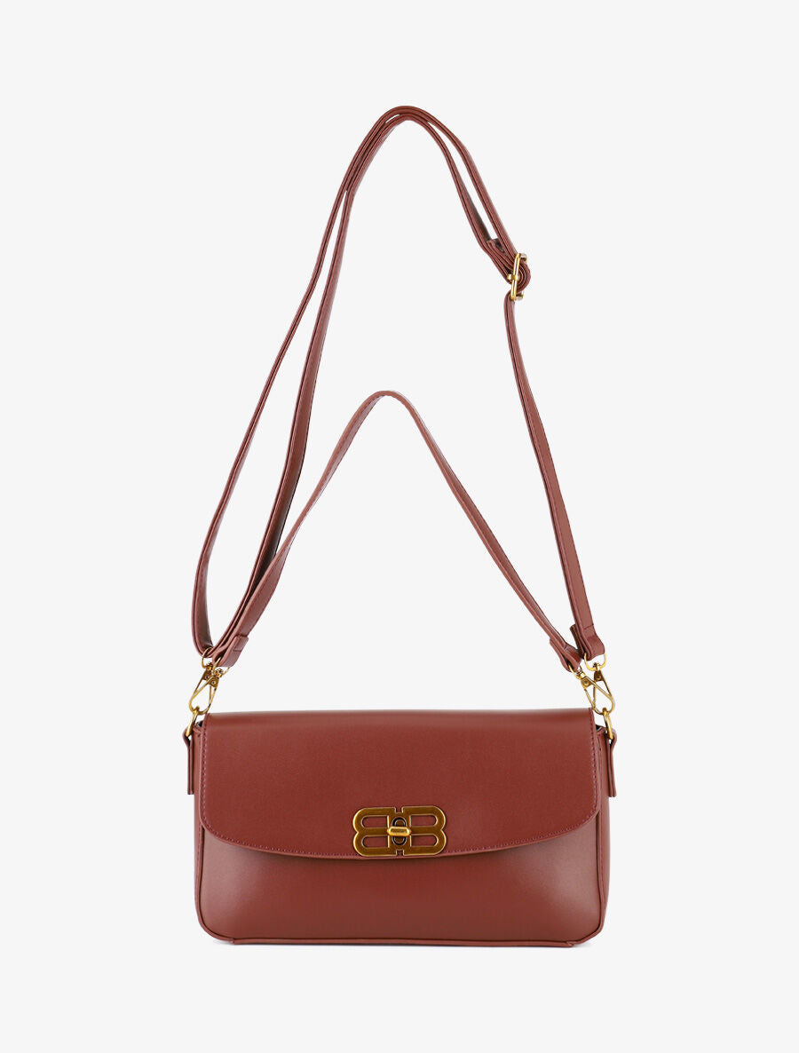 Sac besace Serena - Bordeaux - 3