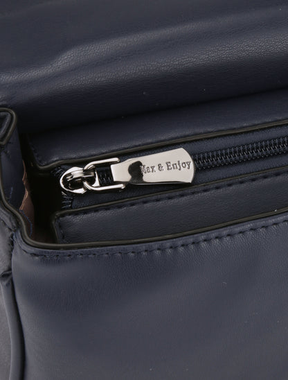 Sac besace Iris - Bleu marine - 4