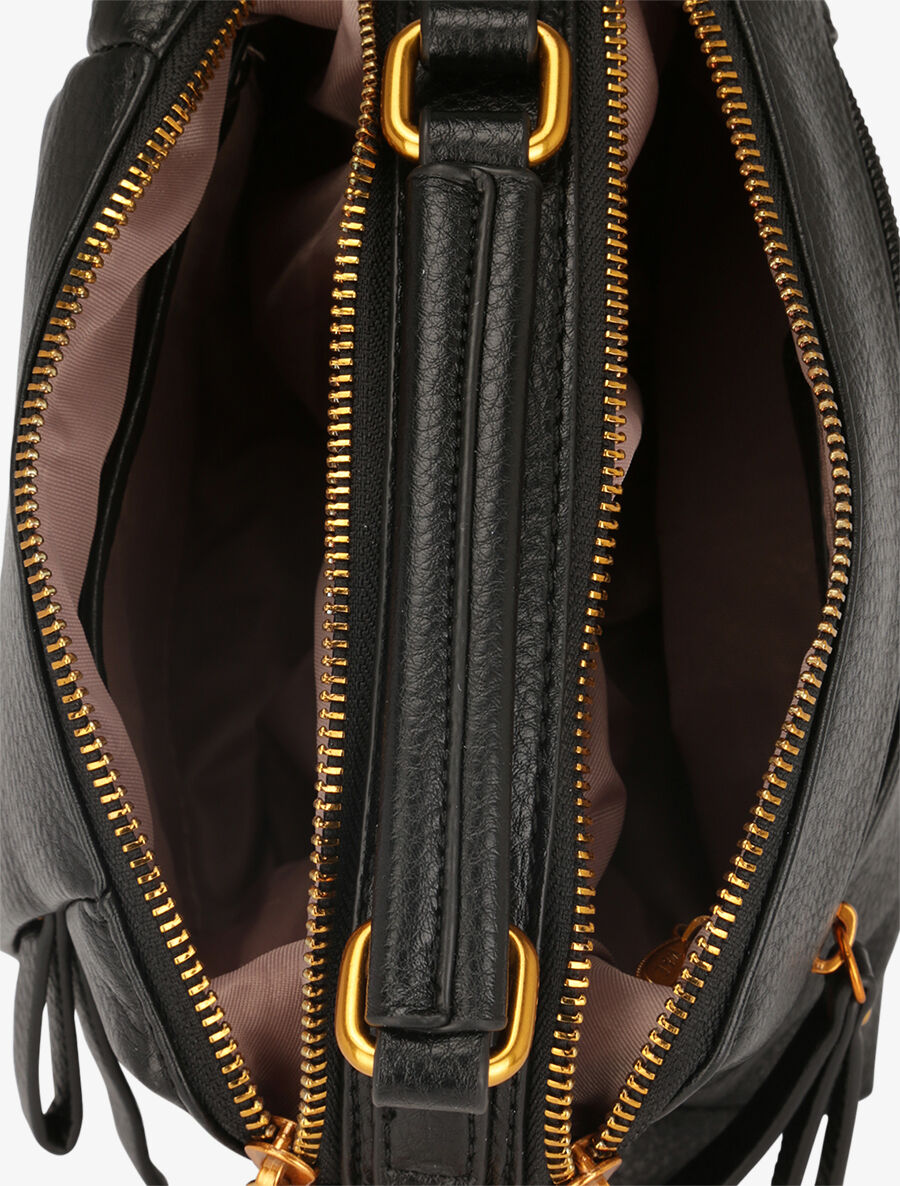 Sac besace Mélanie - Noir - 4