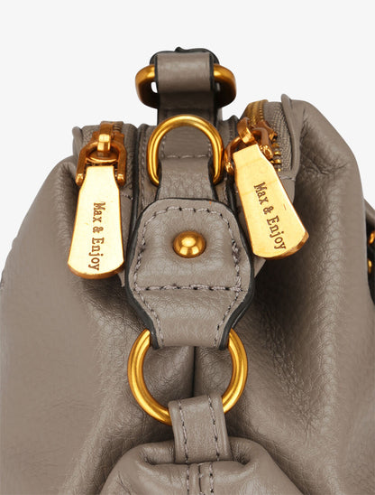 Sac besace Mélanie - Gris - 4