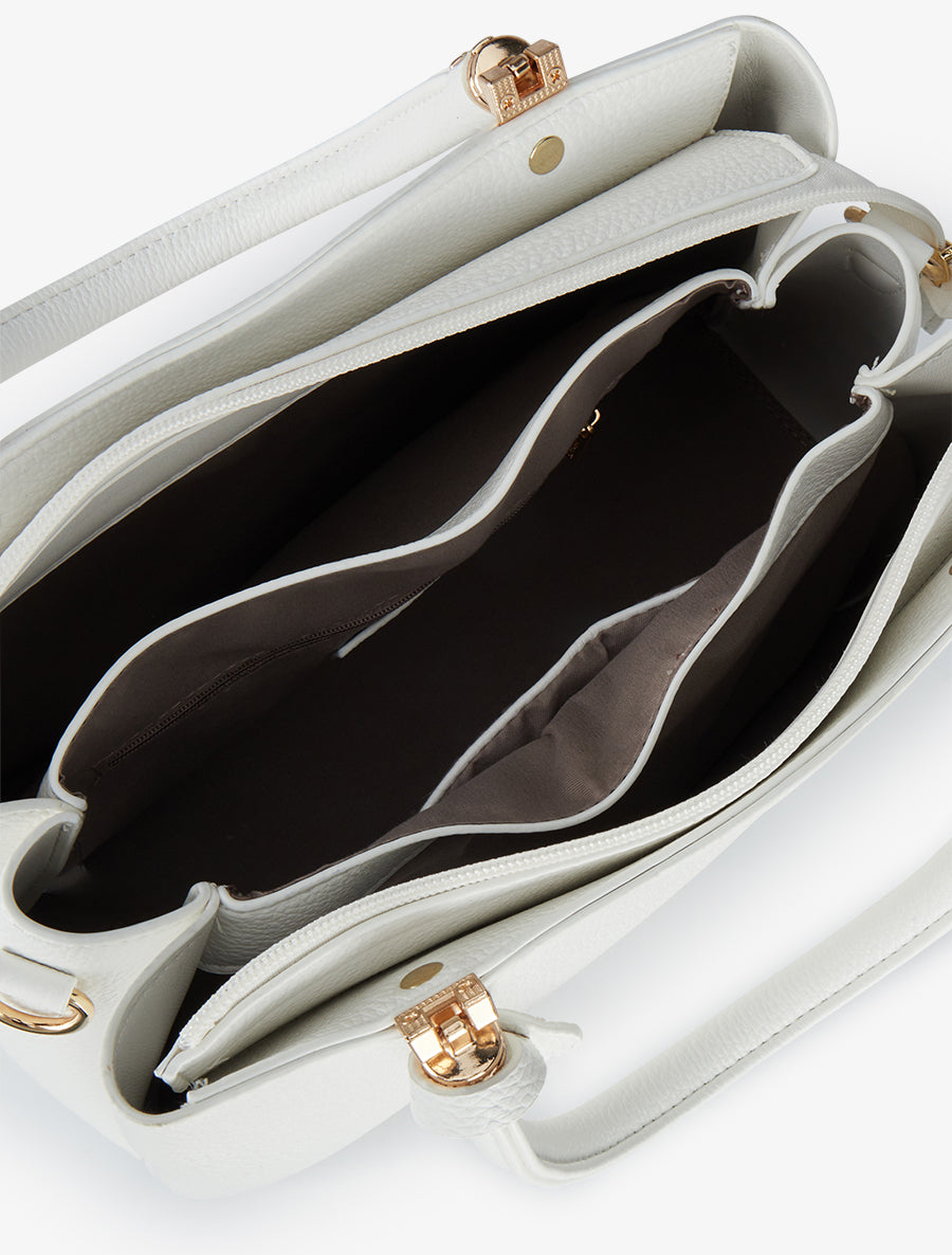 Sac à main Léandre - Blanc - 4