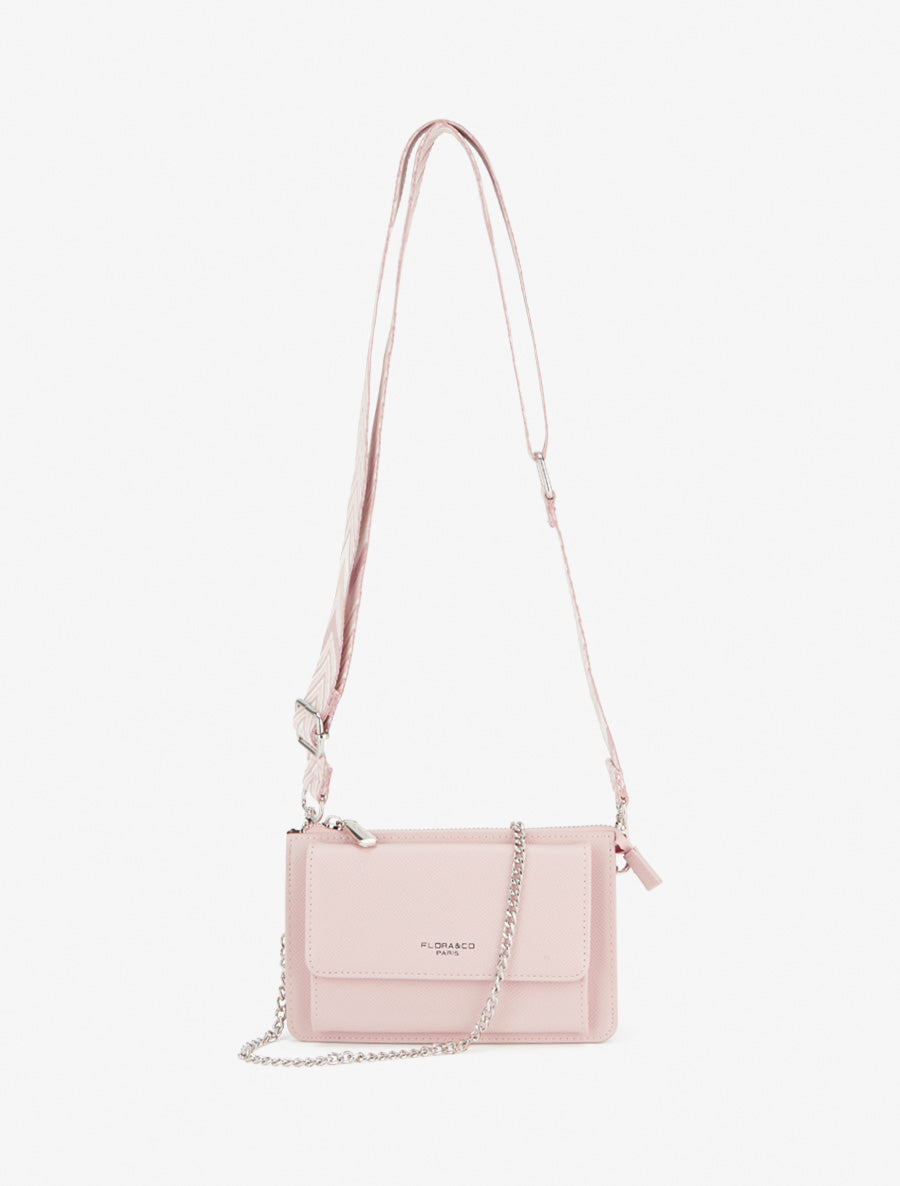 Sac bandoulière Fanny - Rose pâle - 3