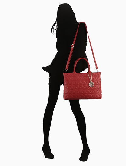 Sac cabas Emma - Rouge - 5