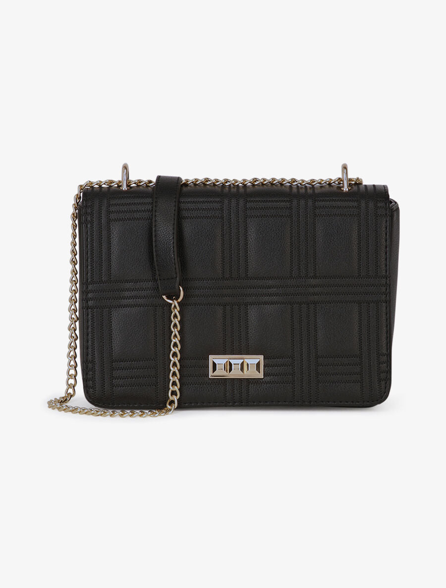 Sac à bandoulière Gabrielle - Noir - 6