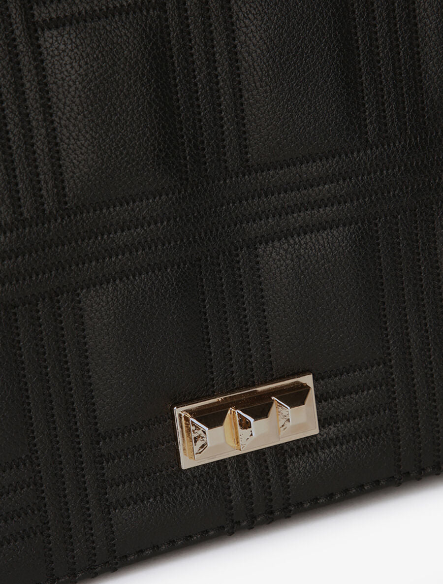 Sac à bandoulière Gabrielle - Noir - 4