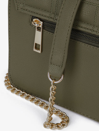 Sac à bandoulière Gabrielle - Kaki - 4