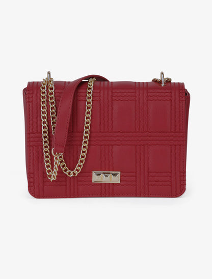 Sac à bandoulière Gabrielle - Rouge - 6